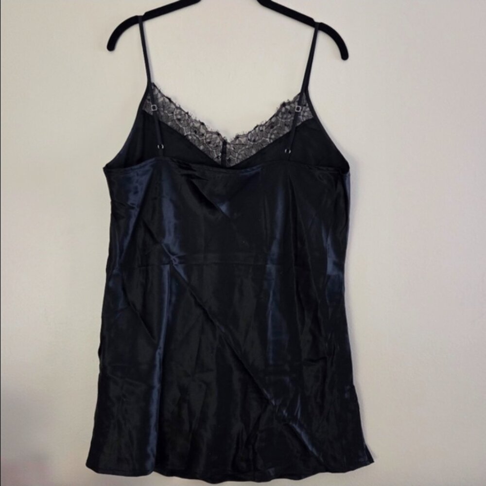 Metro 7 100% Silk Black Chemise - Picture 3 of 8